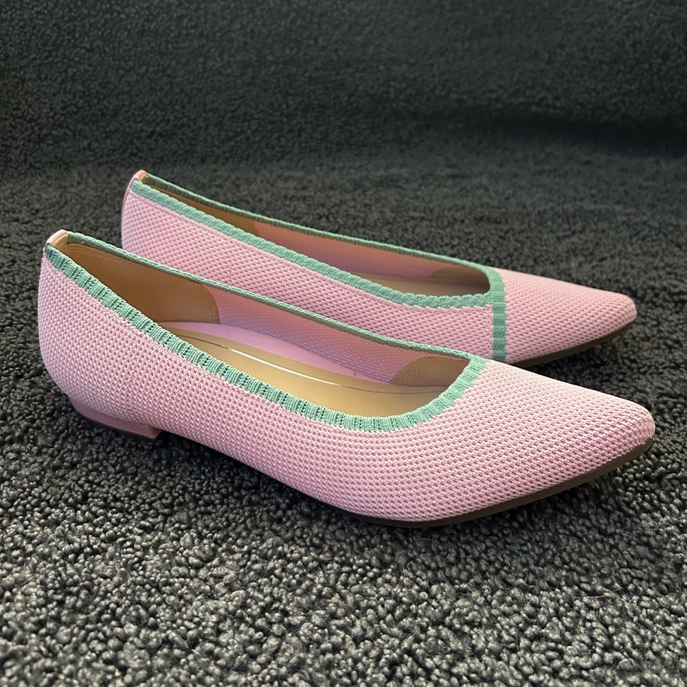 Vionic Dahlia Flats Pointed Toe Fuchsia Pink Womens Size 10